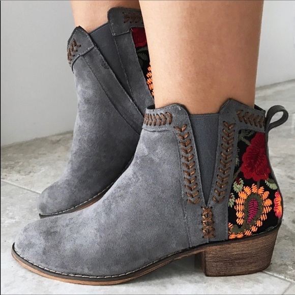 bohemian ankle boots